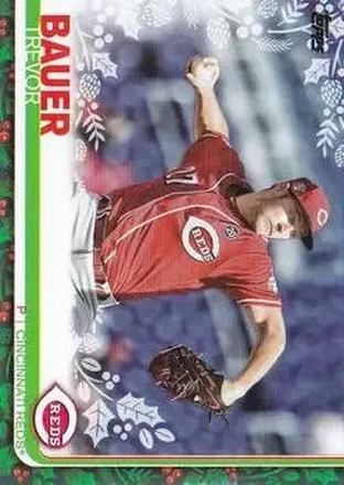 2019 Topps Holiday #HW1 - Trevor Bauer - Cincinnati Reds