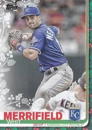 2019 Topps Holiday #HW6 - Whit Merrifield - Kansas City Royals