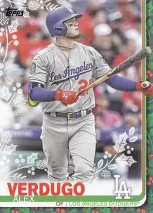 2019 Topps Holiday #HW9 - Alex Verdugo - Los Angeles Dodgers
