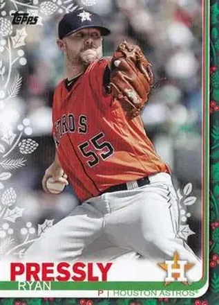 2019 Topps Holiday #HW11 - Ryan Pressly - Houston Astros