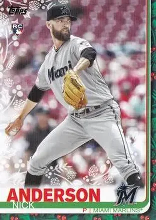 2019 Topps Holiday #HW12 - Nick Anderson - Miami Marlins