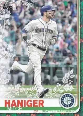 2019 Topps Holiday #HW14 - Mitch Haniger - Seattle Mariners