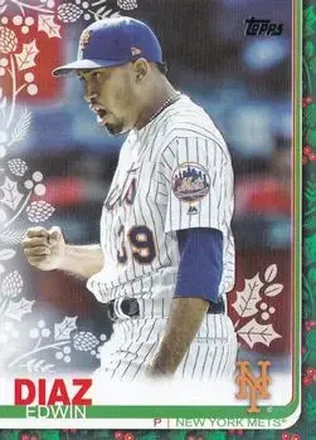 2019 Topps Holiday #HW15 - Edwin Díaz - New York Mets