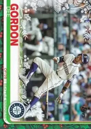 2019 Topps Holiday #HW18 - Dee Gordon - Seattle Mariners