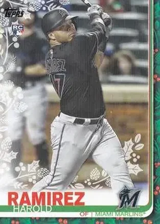 2019 Topps Holiday #HW20 - Harold Ramirez - Miami Marlins