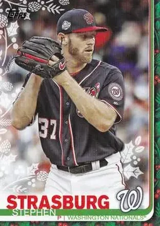 2019 Topps Holiday #HW24 - Stephen Strasburg - Washington Nationals