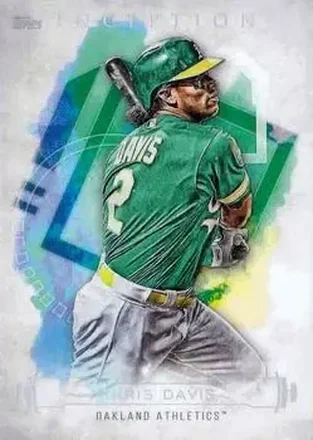 2019 Topps Inception #13 - Khris Davis - Oakland Athletics