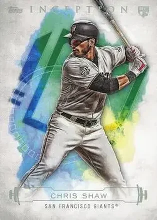 2019 Topps Inception #30 - Chris Shaw - San Francisco Giants