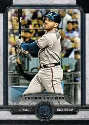 2019 Topps Museum Collection #4 - Freddie Freeman - Atlanta Braves