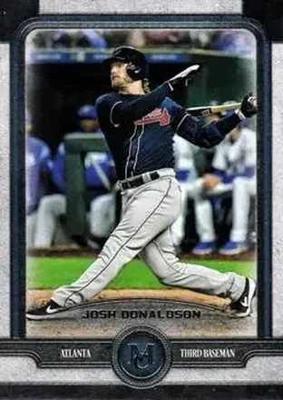 2019 Topps Museum Collection #7 - Josh Donaldson - Atlanta Braves