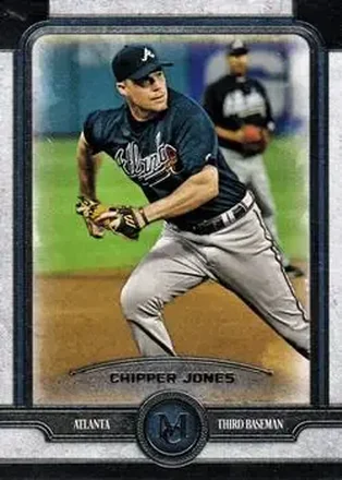 2019 Topps Museum Collection #8 - Chipper Jones - Atlanta Braves