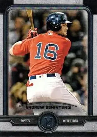2019 Topps Museum Collection #13 - Andrew Benintendi - Boston Red Sox