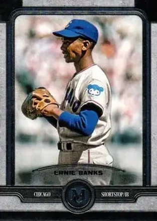 2019 Topps Museum Collection #22 - Ernie Banks - Chicago Cubs
