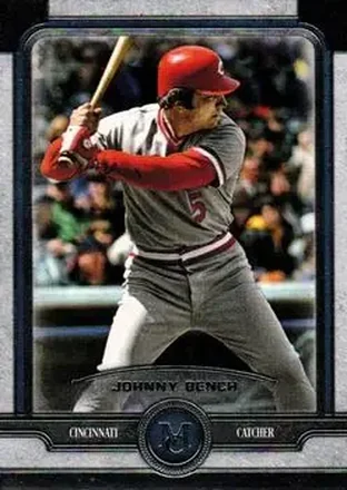 2019 Topps Museum Collection #27 - Johnny Bench - Cincinnati Reds