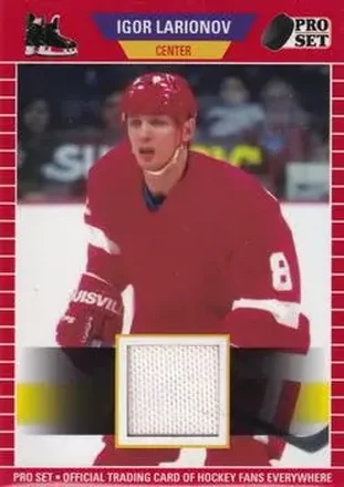 2021-22 Pro Set - Memorabilia Red #PSM-30 - Igor Larionov - Detroit Red Wings