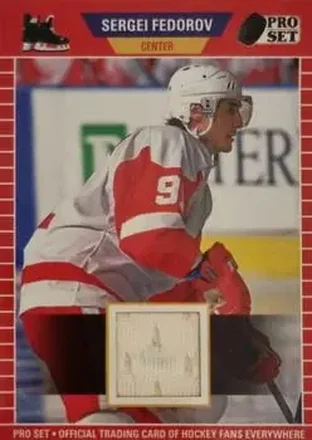 2021-22 Pro Set - Memorabilia Red #PSM-70 - Sergei Fedorov - Detroit Red Wings