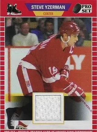 2021-22 Pro Set - Memorabilia Red #PSM-72 - Steve Yzerman - Detroit Red Wings