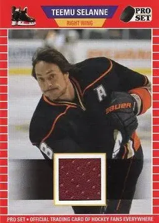 2021-22 Pro Set - Memorabilia Red #PSM-73 - Teemu Selanne - Winnipeg Jets