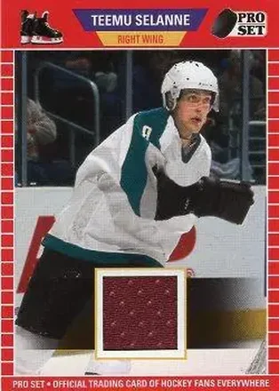 2021-22 Pro Set - Memorabilia Red #PSM-74 - Teemu Selanne - San Jose Sharks
