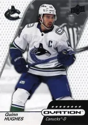 2023-24 Upper Deck Ovation #71 - Quinn Hughes - Vancouver Canucks