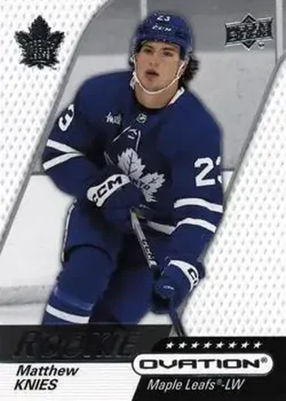 2023-24 Upper Deck Ovation #149 - Matthew Knies - Toronto Maple Leafs