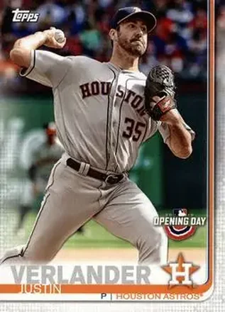2019 Topps Opening Day #3 - Justin Verlander - Houston Astros