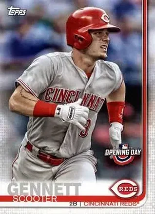 2019 Topps Opening Day #6 - Scooter Gennett - Cincinnati Reds