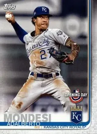 2019 Topps Opening Day #7 - Adalberto Mondesi - Kansas City Royals
