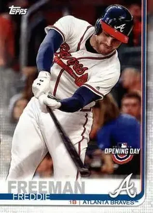 2019 Topps Opening Day #8 - Freddie Freeman - Atlanta Braves