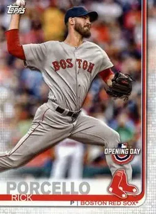 2019 Topps Opening Day #14 - Rick Porcello - Boston Red Sox