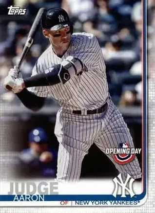 2019 Topps Opening Day #15 - Aaron Judge - New York Yankees
