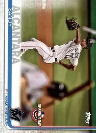 2019 Topps Opening Day #17 - Sandy Alcantara - Miami Marlins