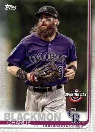 2019 Topps Opening Day #19 - Charlie Blackmon - Colorado Rockies