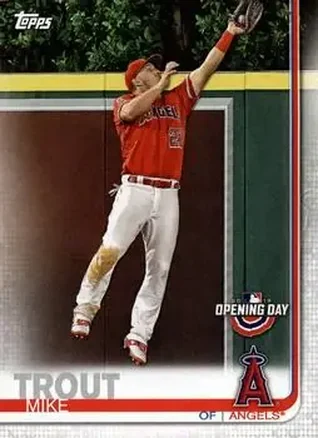 2019 Topps Opening Day #24 - Mike Trout - Los Angeles Angels