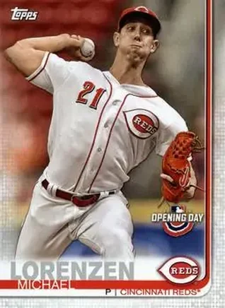 2019 Topps Opening Day #25 - Michael Lorenzen - Cincinnati Reds