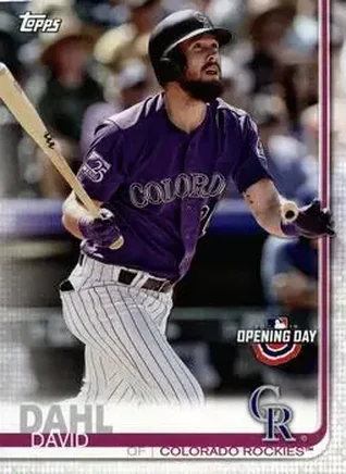 2019 Topps Opening Day #29 - David Dahl - Colorado Rockies