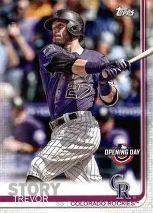 2019 Topps Opening Day #34 - Trevor Story - Colorado Rockies