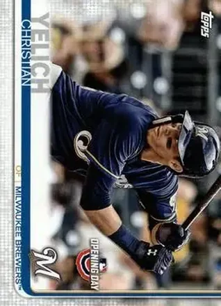 2019 Topps Opening Day #39 - Christian Yelich - Milwaukee Brewers