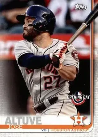 2019 Topps Opening Day #41 - Jose Altuve - Houston Astros