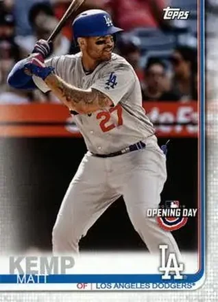 2019 Topps Opening Day #48 - Matt Kemp - Los Angeles Dodgers