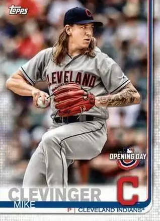 2019 Topps Opening Day #50 - Mike Clevinger - Cleveland Indians