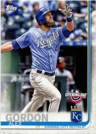 2019 Topps Opening Day #58 - Alex Gordon - Kansas City Royals