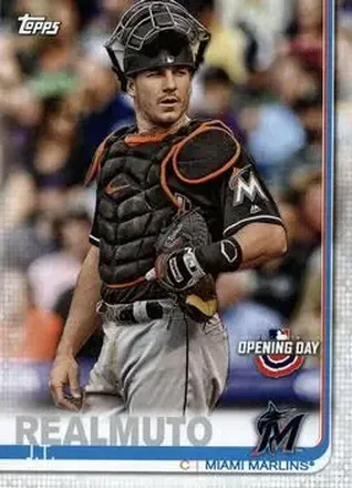 2019 Topps Opening Day #60 - J.T. Realmuto - Miami Marlins