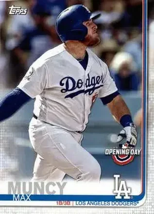 2019 Topps Opening Day #67 - Max Muncy - Los Angeles Dodgers
