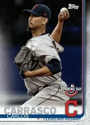 2019 Topps Opening Day #72 - Carlos Carrasco - Cleveland Indians