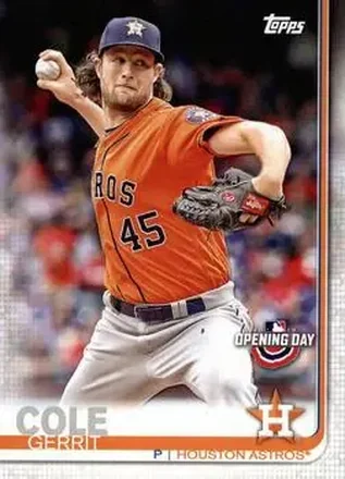 2019 Topps Opening Day #73 - Gerrit Cole - Houston Astros