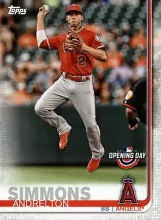 2019 Topps Opening Day #78 - Andrelton Simmons - Los Angeles Angels