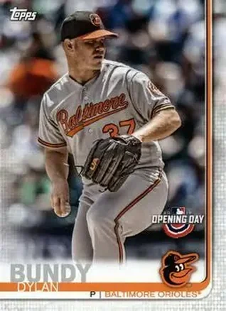 2019 Topps Opening Day #80 - Dylan Bundy - Baltimore Orioles