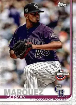 2019 Topps Opening Day #85 - German Marquez - Colorado Rockies