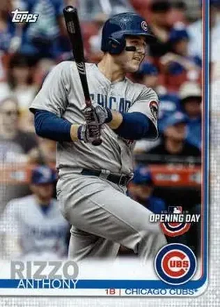 2019 Topps Opening Day #86 - Anthony Rizzo - Chicago Cubs